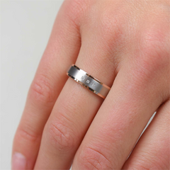 Boccia Titanium Silver Ring 2002-0134-0254
