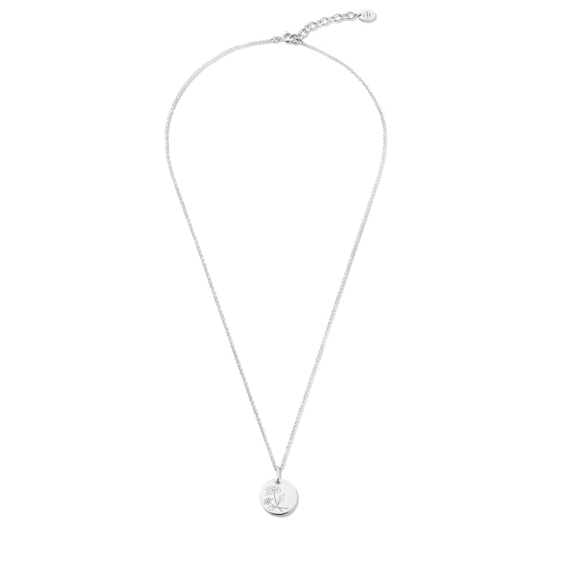 Violet Hamden Venus 925 Sterling Zilveren Ketting met Geboortebloem VH340026-APR-zoom-