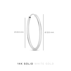 Isabel Bernard Cadeau d'Isabel 14 Carat Whitegold Earrings set IB90076