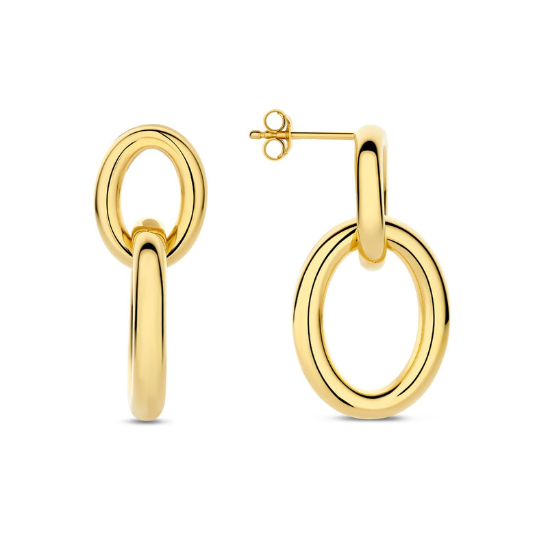 Parte Di Me Bibbiena Poppi Adriane 925 Sterling Zilveren Gold Plated Oorhangers PDM36186-zoom-
