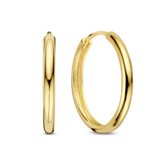Isabel Bernard Rivoli Morgane 14 carat Gold Hoop Earrings IB360266