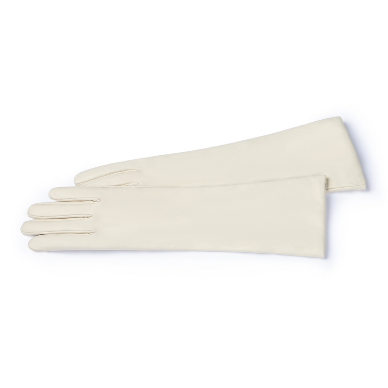 Isabel Bernard Isabel Bernard Honoré Estelle crème leren handschoenen van geitenleer IB67005-372-7-zoom-