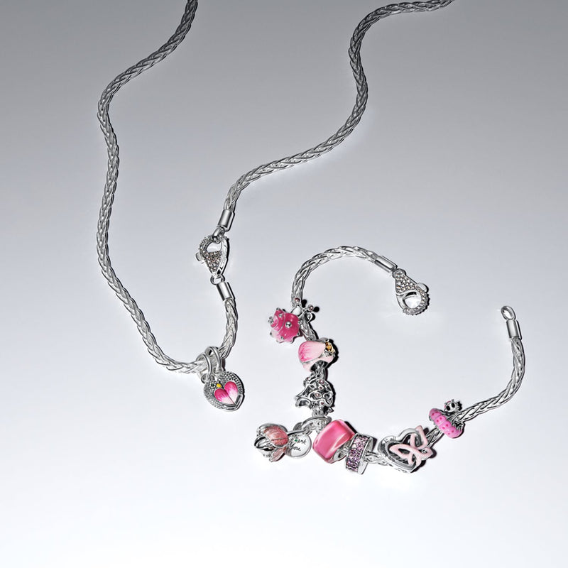 Pandora Moments Tweekleurige Bloeiende Bloem Hangende Bedel 764453C01-zoom-