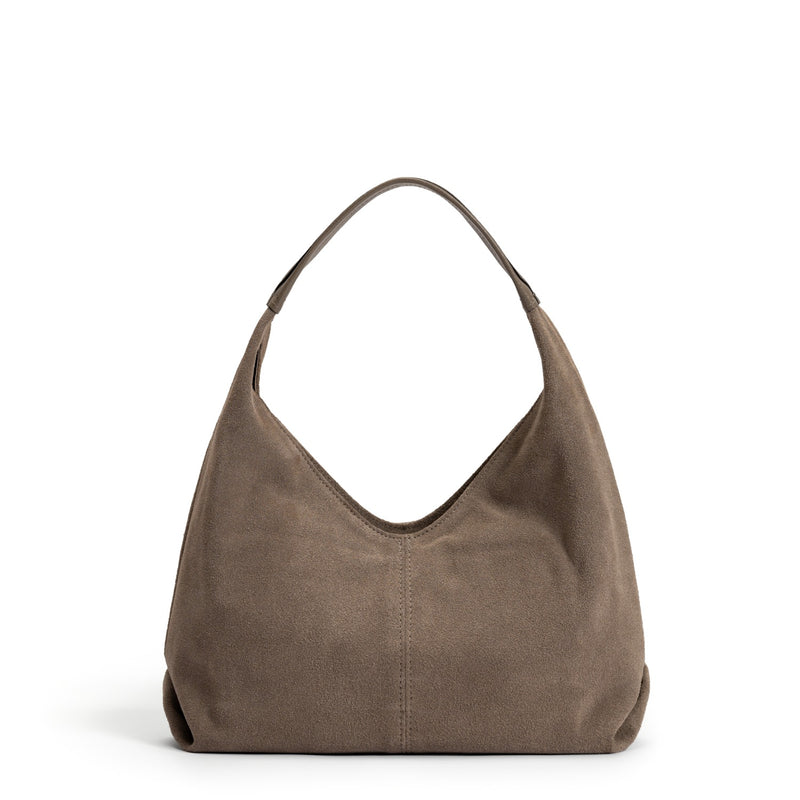 Isabel Bernard Honoré Grace mini taupe suède handtas IB21132-178-zoom-