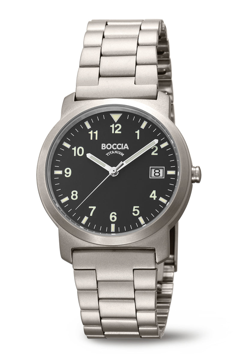 Boccia Titanium Zwart Heren Horloge 2002-3630-03-zoom-