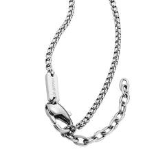 G-STAR Unistrial Silver Box Chain Necklace GSJ.112.01