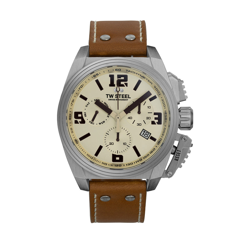 TW Steel Swiss Canteen Crème Heren Horloge 2002-TW1110-zoom-