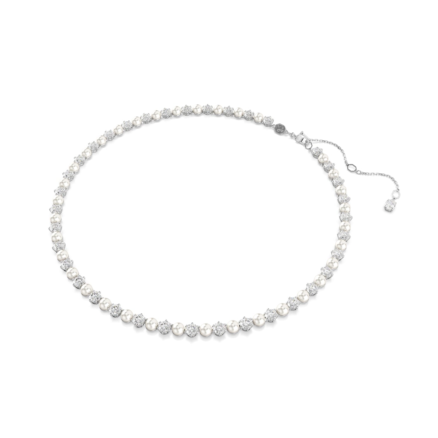 Swarovski Matrix Silver Coloured Necklace 5689623