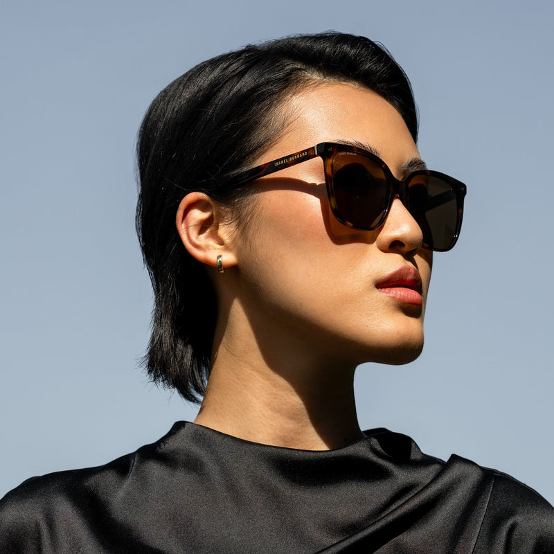 Isabel Bernard La Villette Raison Bruine Tortoise Vierkante Zonnebril IB400007-14-14-zoom-