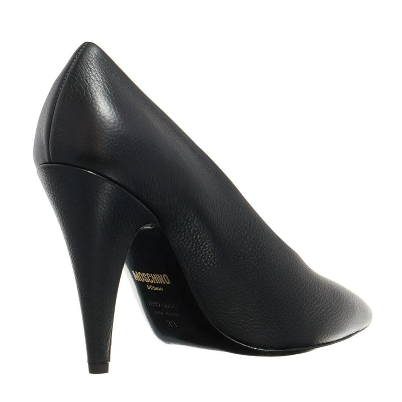 Moschino Zwarte Leren Pumps 2001-A0477070-zoom-