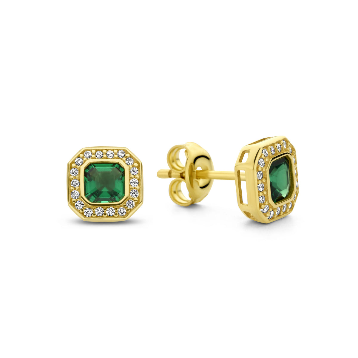Beloro Jewels Monte Napoleone Sofia 9 carat gold Ear Studs BO360047