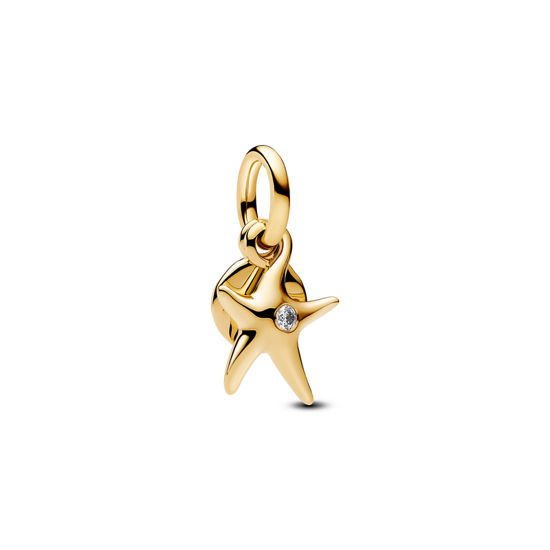 Pandora Moments Gold Plated Zeester Dubbele Bedel 763892C01-zoom-