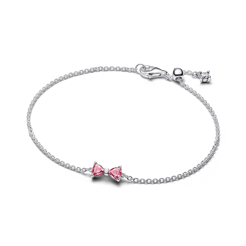 Pandora Timeless 925 Sterling Silver Bow Chain Bracelet 594234C01-20-zoom-