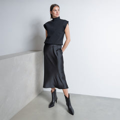 Isabel Bernard Vendôme Louane black calfskin leather boots IB53009-001-37