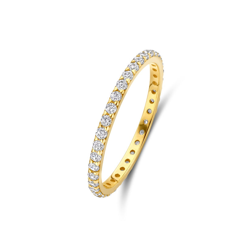Beloro Jewels Monte Napoleone Stella 9 karat gold ring with zirconia BO330043-54-zoom-