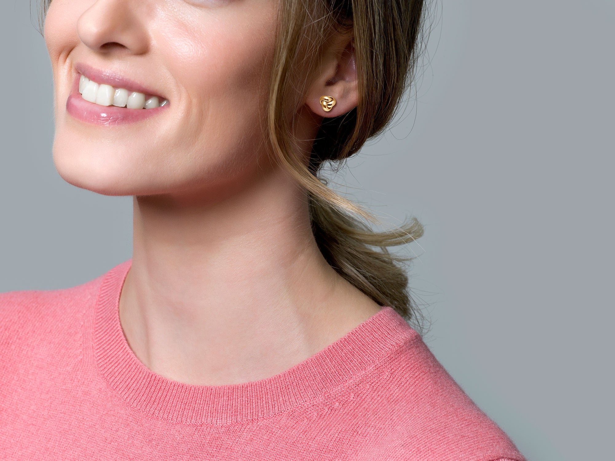 Blush Gold Earrings 7157YGO