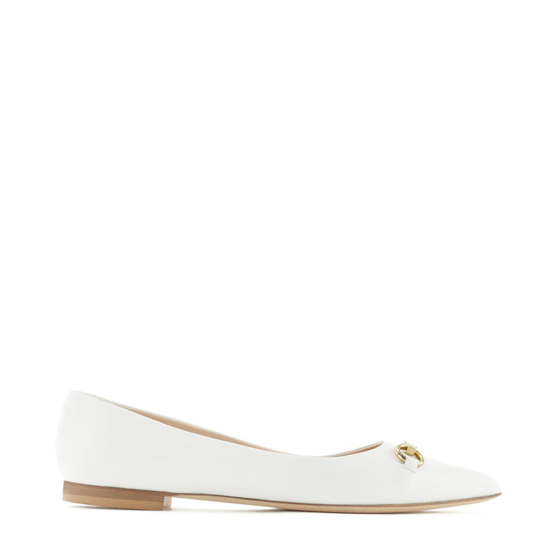 Isabel Bernard Vendôme Elita Witte Leren ballerina's van Kalfsleer IB51002-00-42-zoom-