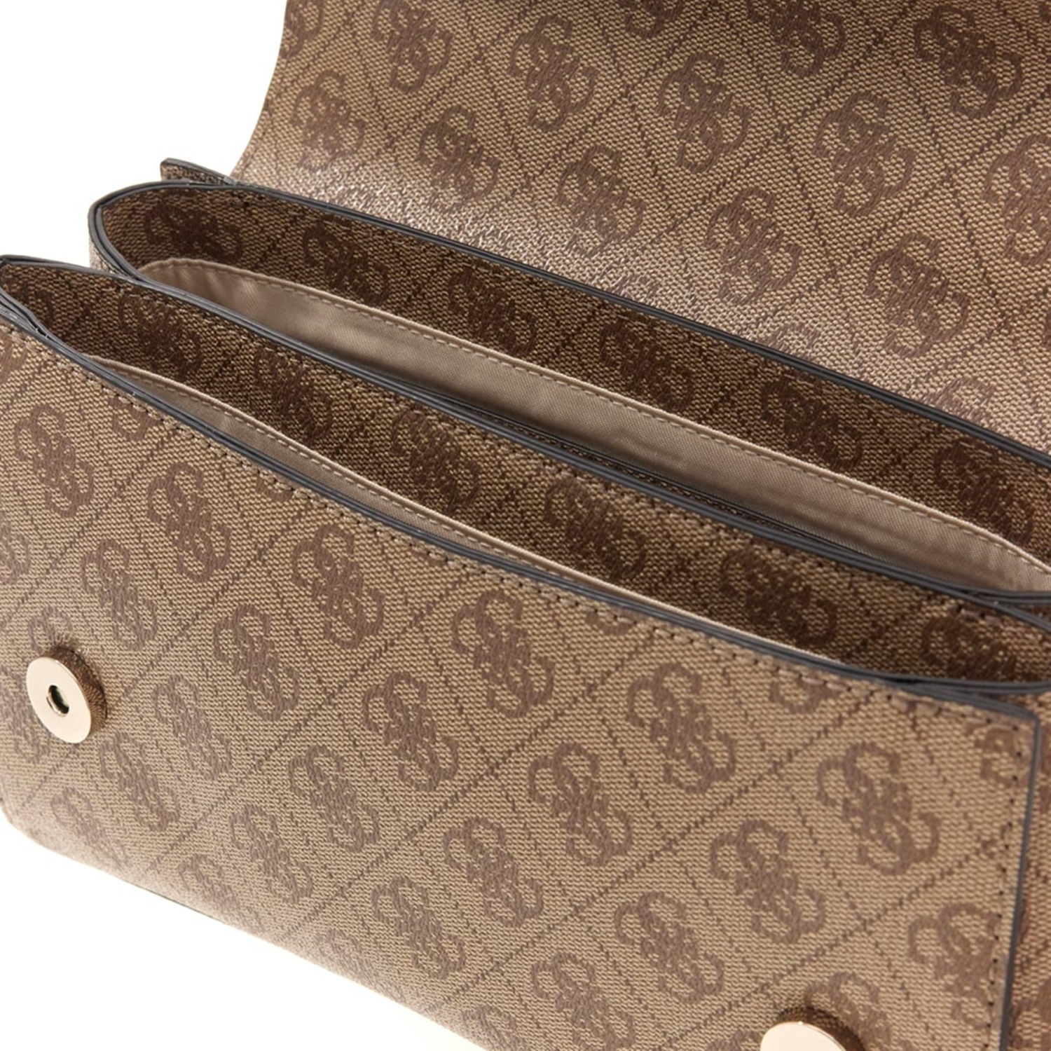 Guess Leona Latte Logo Convrtbl Xbody Flap HWSG99-17210-LTL