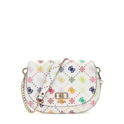 Guess Emelie Multi Logo Flap Shoulder Bag HWGM99-28200-MUO