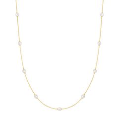 Ania Haie Miss Dainty Gold Coloured Pearl Necklace AH-N065-03G