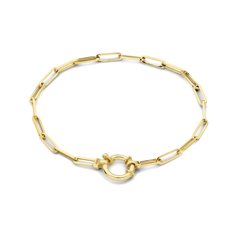 Isabel Bernard Cadeau d'Isabel 14 karaat gouden schakelketting en schakelarmband giftset IB90184-zoom-