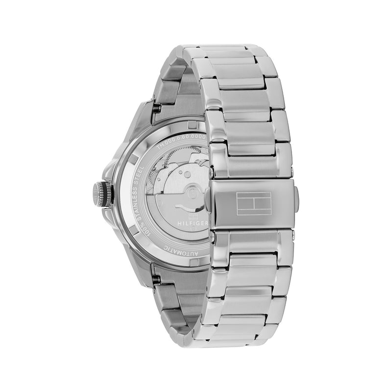 Tommy Hilfiger Lars Automatic Silver and Black Men's Watch TH1710692-zoom-