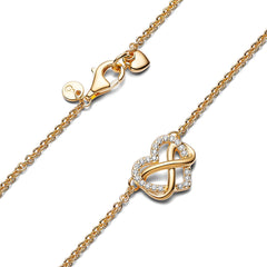 Pandora Moments Metalen Ketting Met Gouden Plating 362666C01-50
