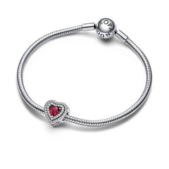 Pandora Timeless 925 Sterling Silver Heart Charm 799218C02