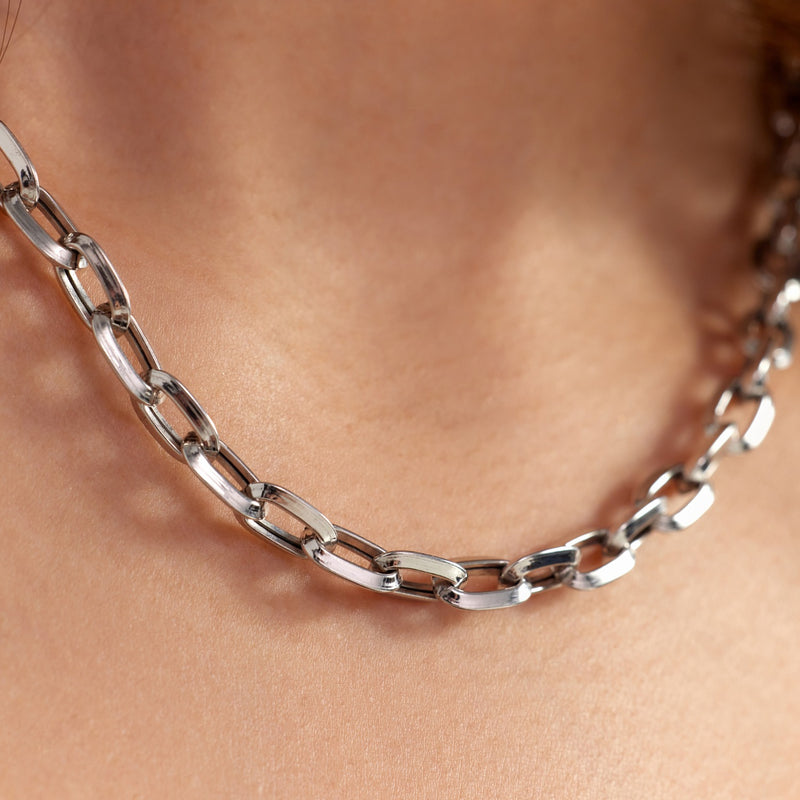 Parte Di Me Bibbiena Poppi Lucia 925 Sterling Zilveren Schakelketting PDM34101-zoom-