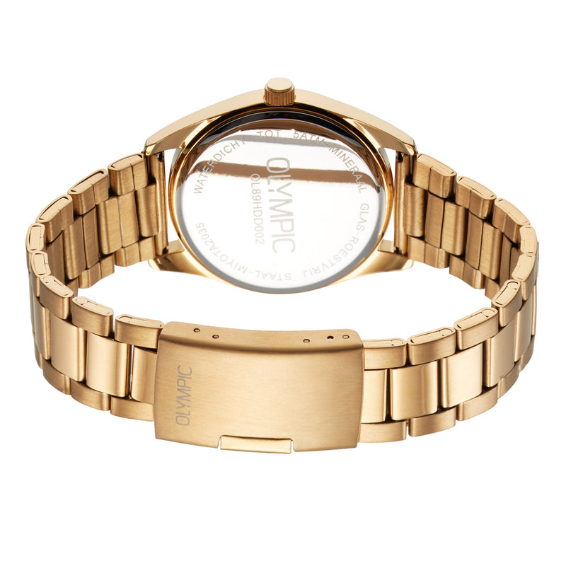 Olympic Marcel Goudkleurig Herenhorloge OL89HDD002-zoom-