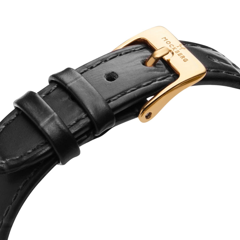 Mockberg Timeless Black Leather Women's Watch MB0245-zoom-