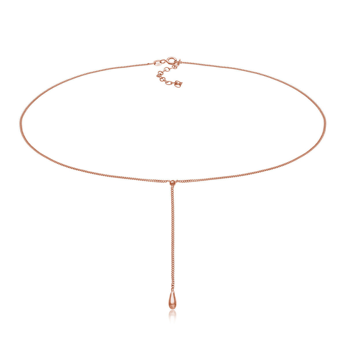 Elli 925 Sterling Silver Y Chain Choker 2004-BF-0007806-001