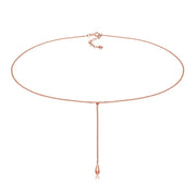 Elli 925 Sterling Silver Y Chain Choker 2004-BF-0007806-001