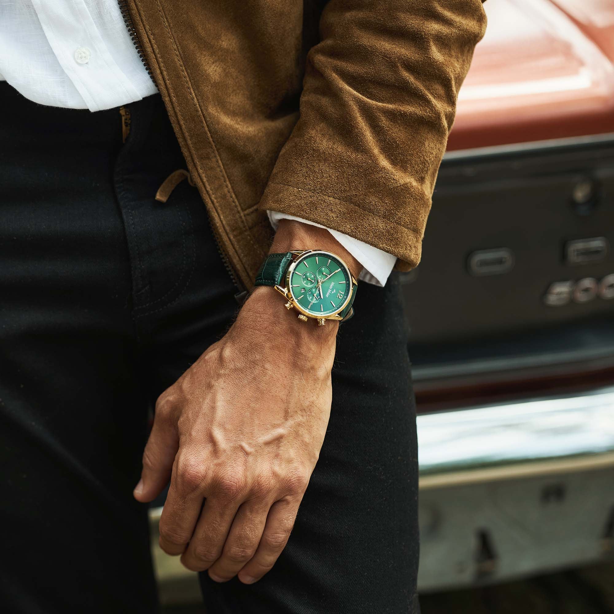 Mats Meier Grand Cornier Chrono Green Watch MM00122