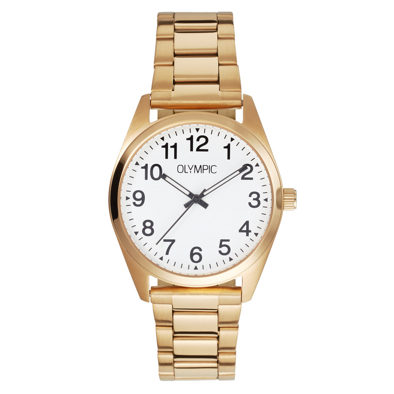 Olympic Marcel Goudkleurig Herenhorloge OL89HDD002-zoom-