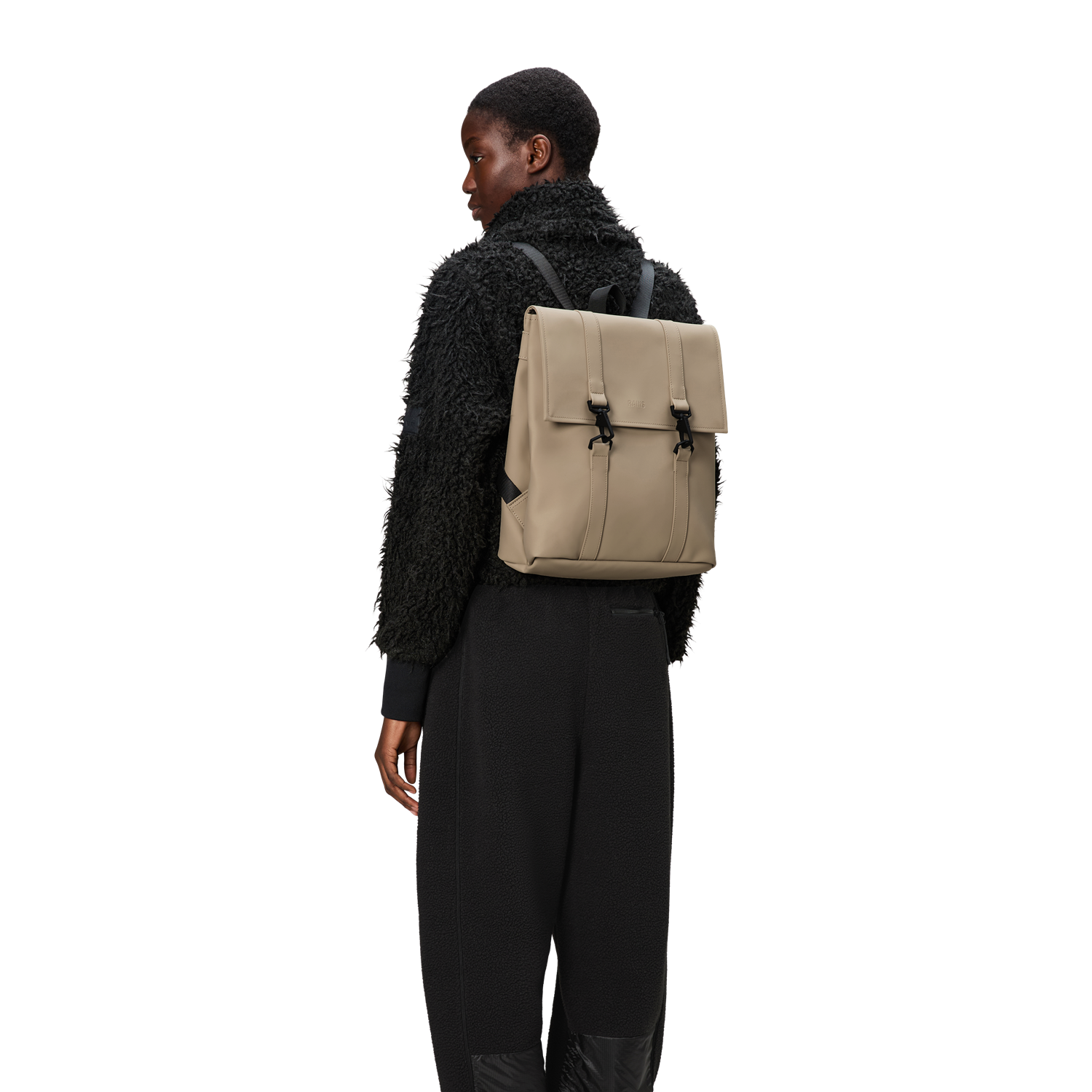 Rains Beige MSN Bag Mini R13310-133