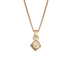 Elli 925 Sterling Silver Solitaire Necklace 2004-BF-0007954-001