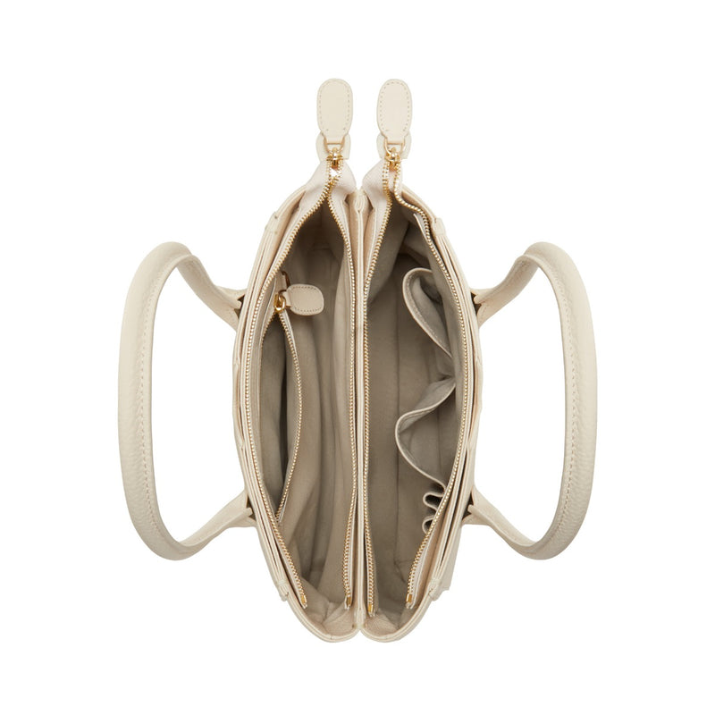 Isabel Bernard Honoré Cloe Midi Crème me Kalfsleren Handtas IB25082-070-zoom-