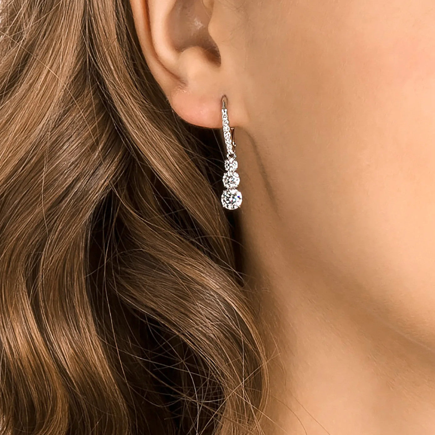 Swarovski Attract Silver Ear Stud 5416155