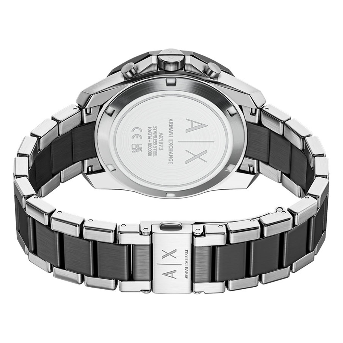 Armani Exchange Round Black Dial Watch AX1973