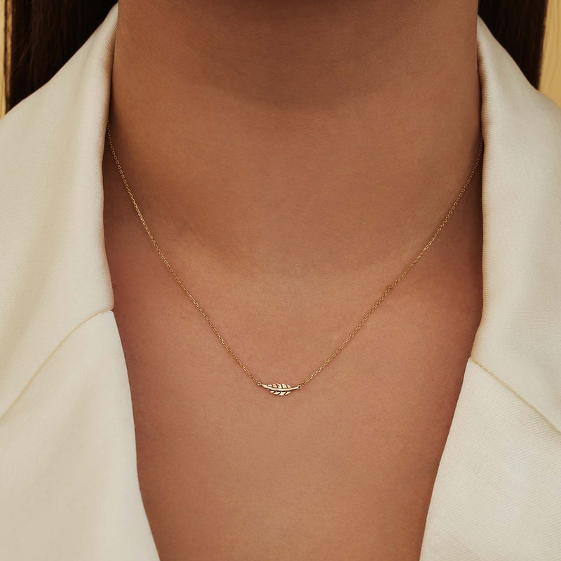 Isabel Bernard Monceau Giselle 14 karaat gouden collier IB340102-zoom-