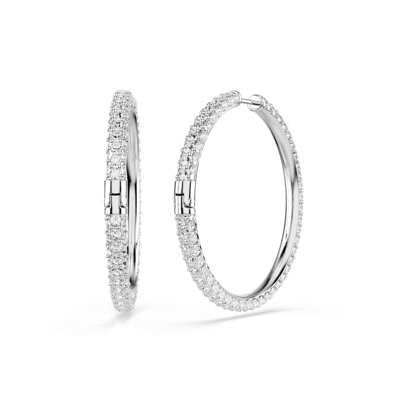Swarovski Dextera Round Zilverkleurige Oorringen 5754156-zoom-