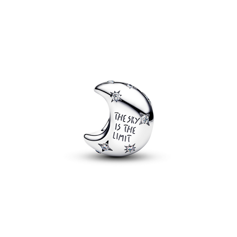 Pandora Moments 925 Sterling Silver Crescent Moon Charm 794254C01-zoom-