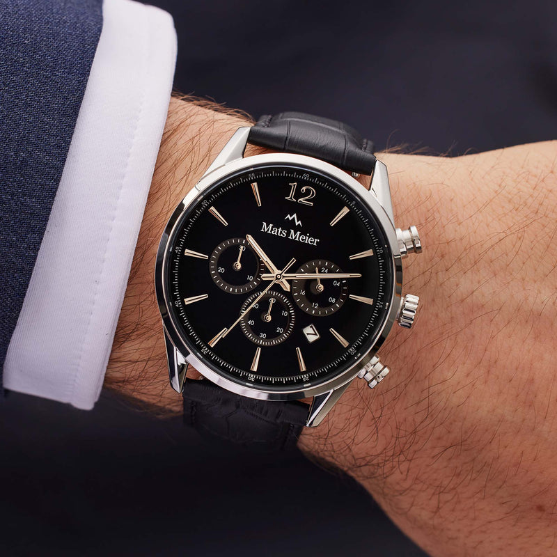 Mats Meier Grand Cornier Chrono Zwart Horloge MM00106-zoom-