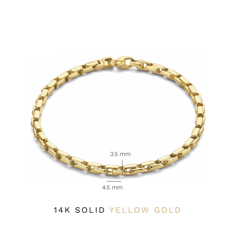 Isabel Bernard Aidee Gigi 14 Karaat Gouden Armband IB320086-zoom-