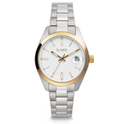 Olympic Louise Zilver en Wit Dameshorloge OL75DSS004B