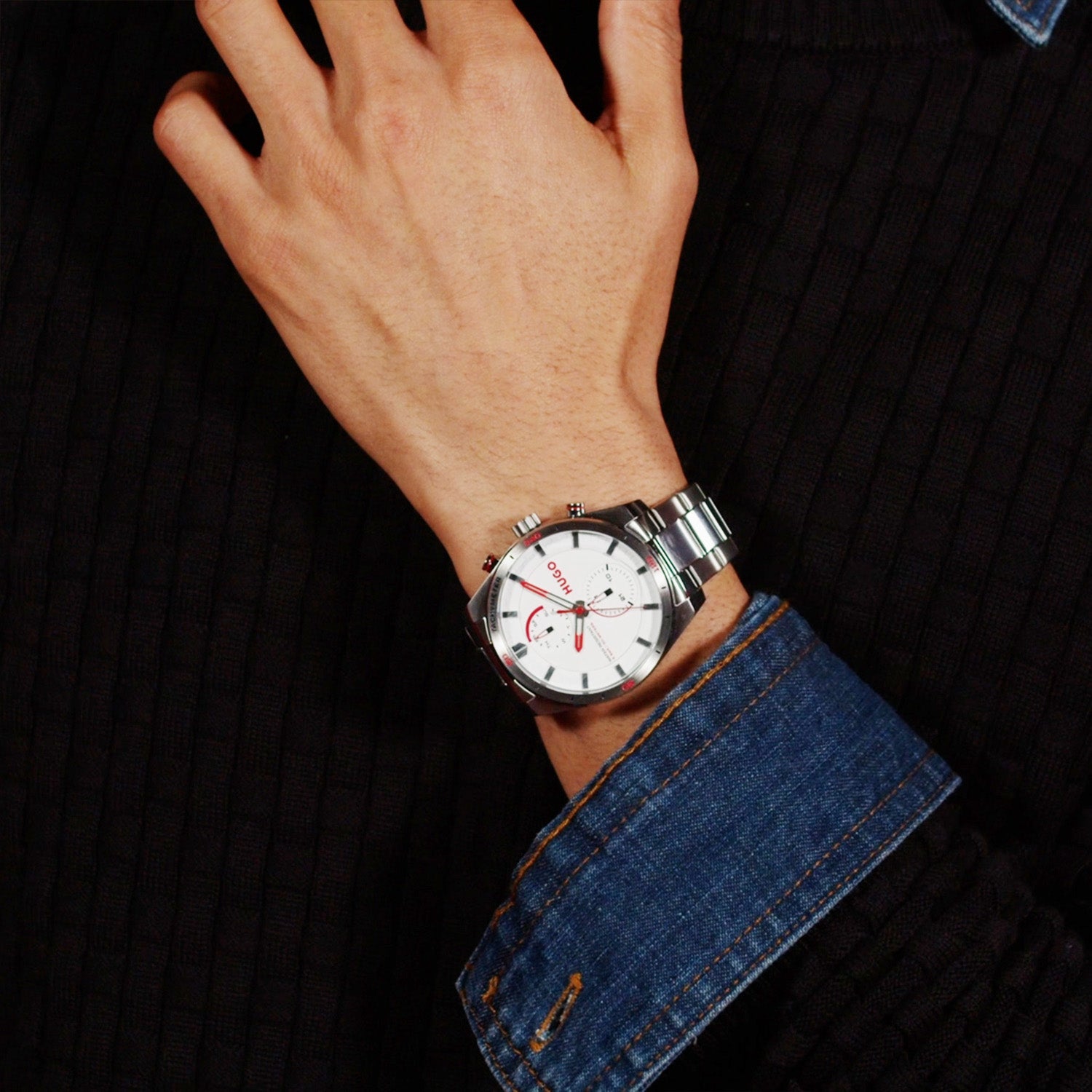 Hugo Boss HUGO #FAST Wit Heren Horloge 2002-HU1530373