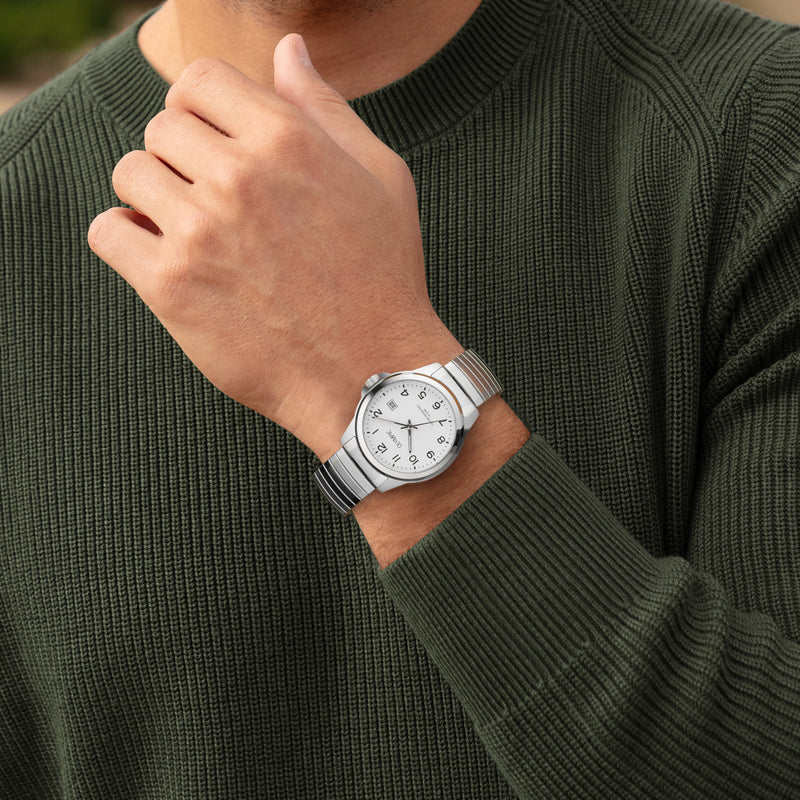 Olympic Charlie Wit Heren Horloge 2002-OL26HSS307-zoom-