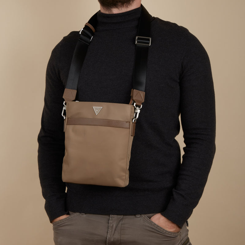 Guess Roma Brown Crossbody bag HMRONY-P4299-SAN-zoom-