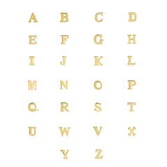 Isabel Bernard Le Marais Rachel 14 Carat Golden Initial Bracelet IB320101-A (Letter A)